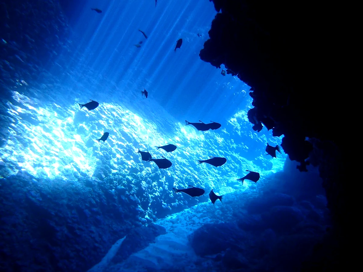 綠島藍洞|柚子湖秘境海蝕洞,陽光穿透海水折射藍光|Blue Cave at Youzihu, Green Island